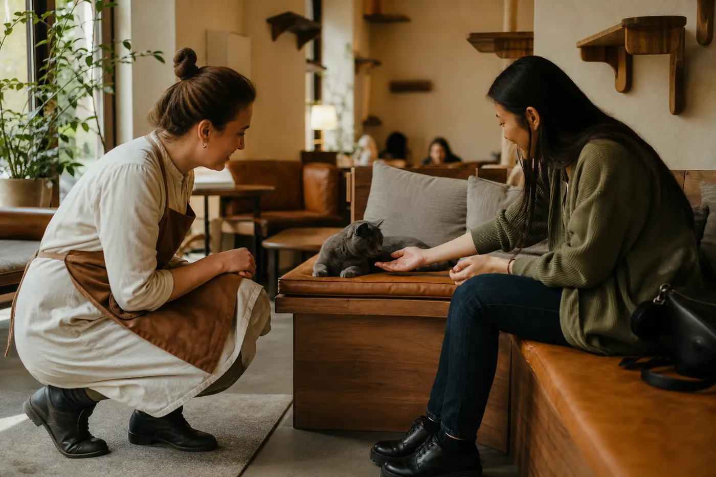 How a lounge visit works (and why we cap it at twelve)